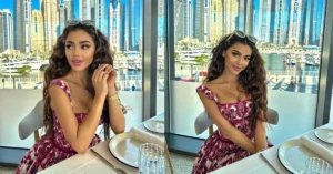 Soft Summer Makeup Look Beautiful and elegant girl at luxury high dining restaurant La petite Maison in Cannes, Côte d’Azur, France