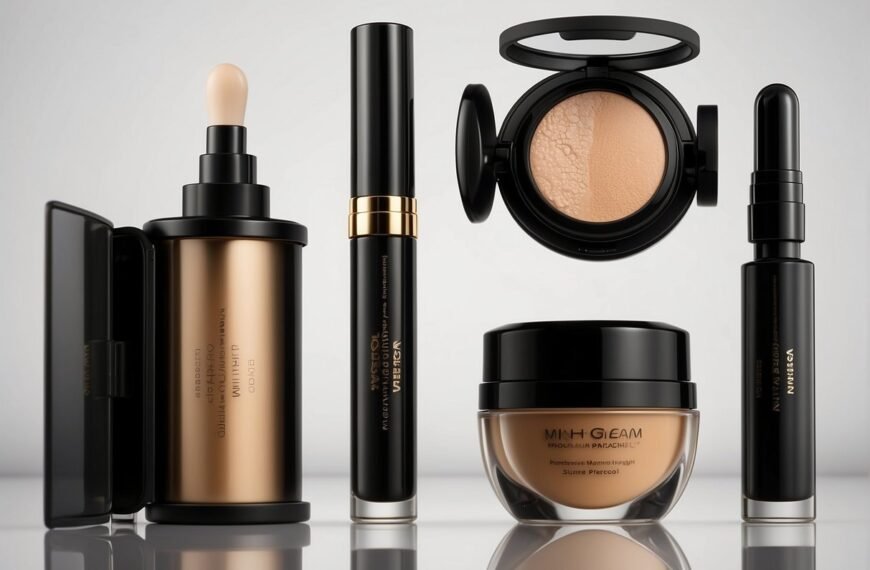 Is Sheglam Makeup Safe: A sleek, modern makeup product with "Sheglam Makeup Safety Profile" prominently displayed on the packaging