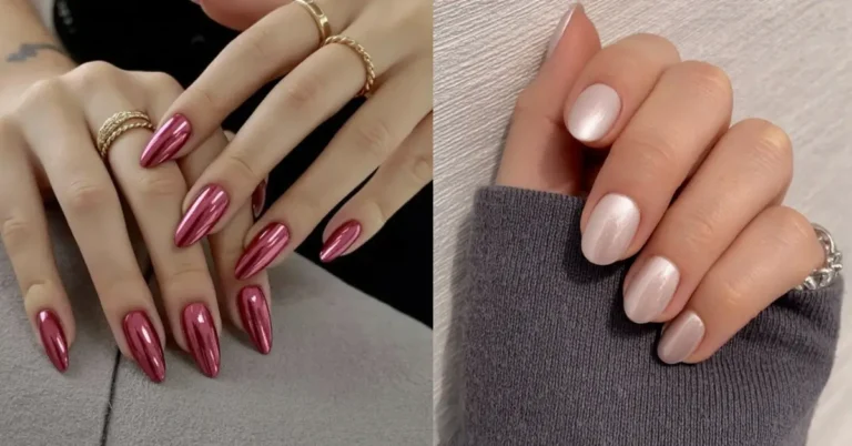 glossy nails
