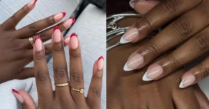 french manicure nails